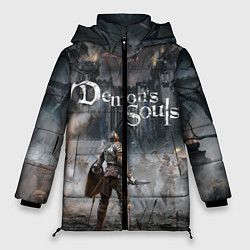 Куртка зимняя женская Demons Souls, цвет: 3D-черный