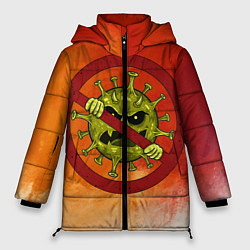 Куртка зимняя женская Арест Ковид, цвет: 3D-черный
