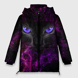 Куртка зимняя женская Кот, цвет: 3D-черный