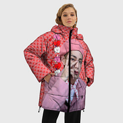Куртка зимняя женская BTS Ким Тэ Хён, цвет: 3D-черный — фото 2
