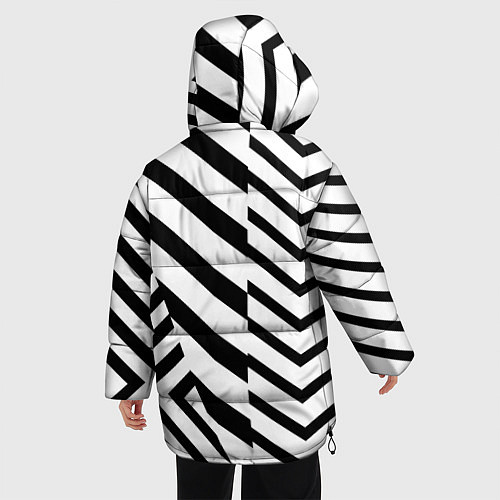 Женская зимняя куртка MANCHESTER UNITED 2021 / 3D-Черный – фото 4