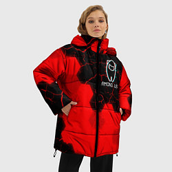 Куртка зимняя женская AMONG US АМОНГ АС, цвет: 3D-красный — фото 2