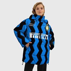 Куртка зимняя женская INTER домашняя 2021, цвет: 3D-светло-серый — фото 2