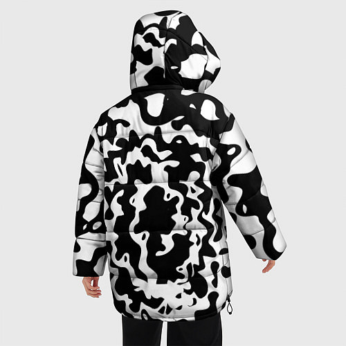 Женская зимняя куртка HAUNTED FAMILY / 3D-Черный – фото 4