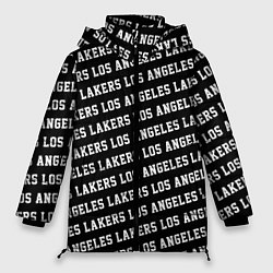 Куртка зимняя женская Лос-Анджелес Лейкерс, цвет: 3D-черный