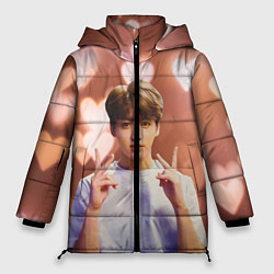 Куртка зимняя женская JUNGKOOK BTS, цвет: 3D-черный