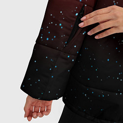 Куртка зимняя женская Звездное небо, цвет: 3D-черный — фото 2
