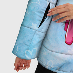 Куртка зимняя женская Among Us Baby Z, цвет: 3D-красный — фото 2