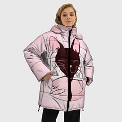 Куртка зимняя женская Любовь, цвет: 3D-черный — фото 2