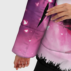 Куртка зимняя женская Столп Бабочки, цвет: 3D-черный — фото 2