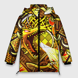 Куртка зимняя женская CS GO DRAGON LORE, цвет: 3D-черный