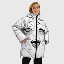 Куртка зимняя женская Ахегао, цвет: 3D-красный — фото 2