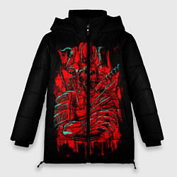 Куртка зимняя женская Death Samurai, цвет: 3D-черный