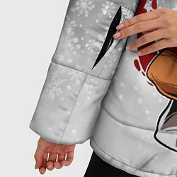 Куртка зимняя женская Санта в домашнем, цвет: 3D-светло-серый — фото 2