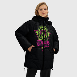 Куртка зимняя женская Рэстлинг, цвет: 3D-черный — фото 2