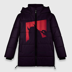 Куртка зимняя женская Дьяволица, цвет: 3D-черный