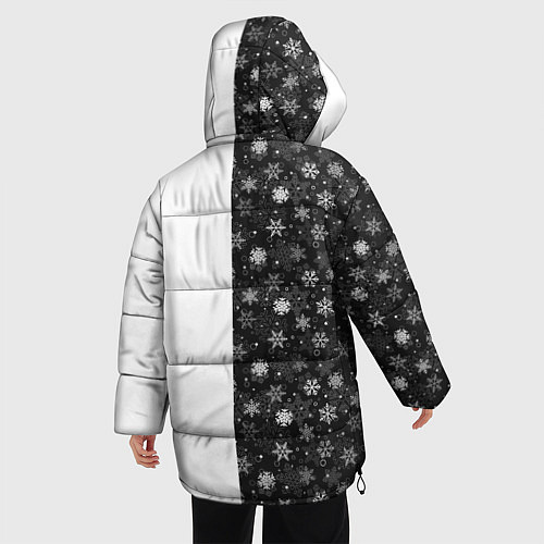 Женская зимняя куртка Дедушка Мороз / 3D-Черный – фото 4