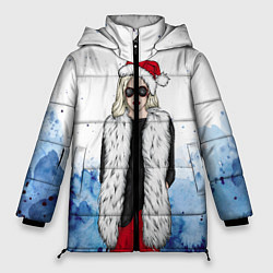 Куртка зимняя женская Леди Зима, цвет: 3D-красный