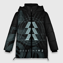 Куртка зимняя женская DESTINY, HUNTER, цвет: 3D-черный