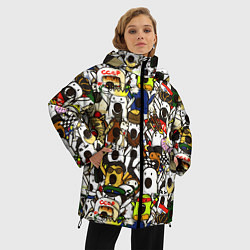Куртка зимняя женская НИЧОСИ, цвет: 3D-черный — фото 2