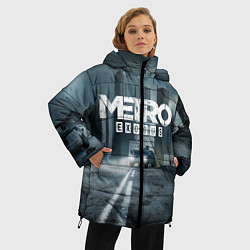 Куртка зимняя женская Metro Exodus, цвет: 3D-черный — фото 2