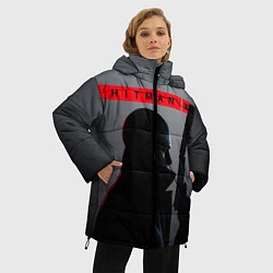 Куртка зимняя женская Hitman III, цвет: 3D-красный — фото 2