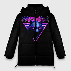 Куртка зимняя женская Хищник неон, цвет: 3D-черный