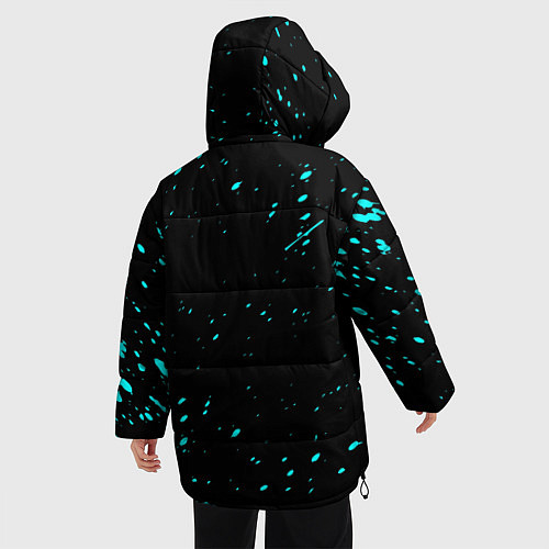 Женская зимняя куртка Черный клевер / 3D-Черный – фото 4