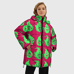 Куртка зимняя женская Моб Психо 100, цвет: 3D-черный — фото 2