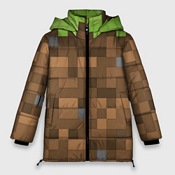 Женская зимняя куртка Minecraft камуфляж