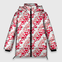 Куртка зимняя женская Волны Любви, цвет: 3D-черный