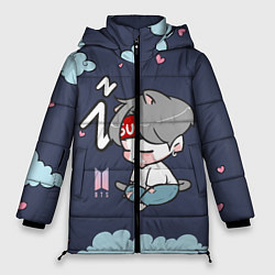 Куртка зимняя женская BTS Sleep, цвет: 3D-светло-серый