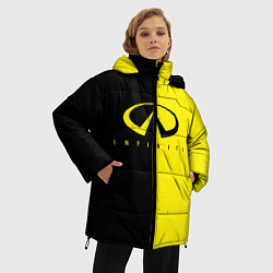 Куртка зимняя женская INFINITI logo, цвет: 3D-красный — фото 2