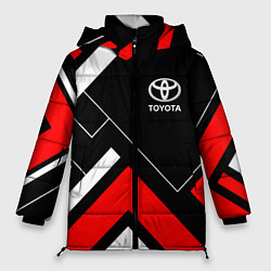 Куртка зимняя женская Toyota, цвет: 3D-красный