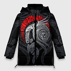 Куртка зимняя женская Демон, цвет: 3D-черный