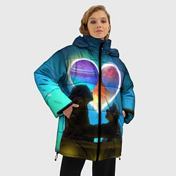 Куртка зимняя женская Ваня Дмитриенко Венера-Юпитер, цвет: 3D-черный — фото 2