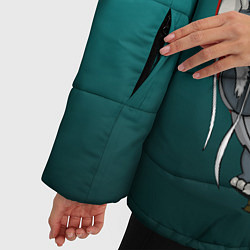 Куртка зимняя женская Старик Ящер, цвет: 3D-черный — фото 2