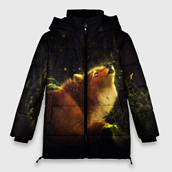 Куртка зимняя женская Лисица, цвет: 3D-светло-серый