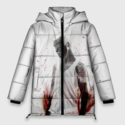 Куртка зимняя женская Линкин Парк, цвет: 3D-черный