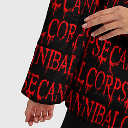 Куртка зимняя женская Cannibal Corpse, цвет: 3D-красный — фото 2