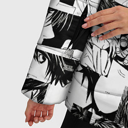 Куртка зимняя женская ТЕТРАДЬ СМЕРТИ, цвет: 3D-светло-серый — фото 2