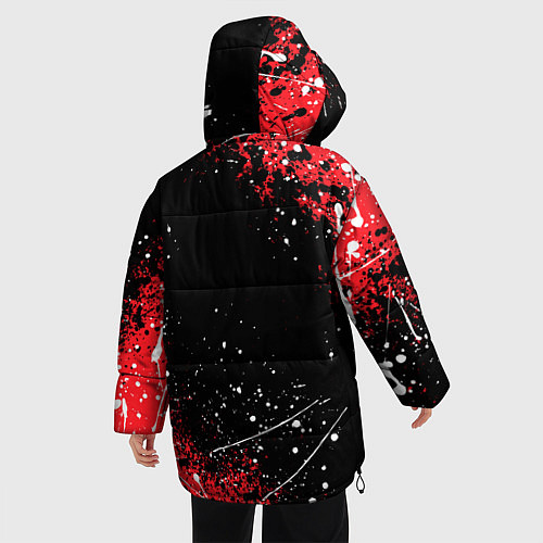 Женская зимняя куртка САКУРА SAKURA ВИШНЯ / 3D-Черный – фото 4
