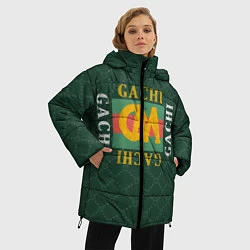 Куртка зимняя женская GACHI GUCCI, цвет: 3D-черный — фото 2
