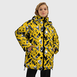 Куртка зимняя женская Рок, цвет: 3D-черный — фото 2