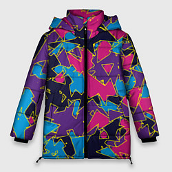 Женская зимняя куртка Геометрическая абстракция