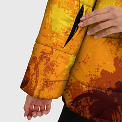 Куртка зимняя женская Стимпанк, цвет: 3D-черный — фото 2