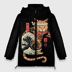 Куртка зимняя женская Cat Wave, цвет: 3D-черный