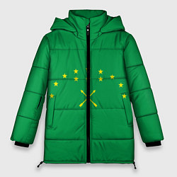 Куртка зимняя женская Адыгея, цвет: 3D-черный