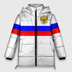 Куртка зимняя женская СБОРНАЯ РОССИИ 2021, цвет: 3D-красный