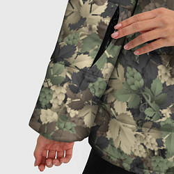 Куртка зимняя женская Хмельной камуфляж, цвет: 3D-черный — фото 2